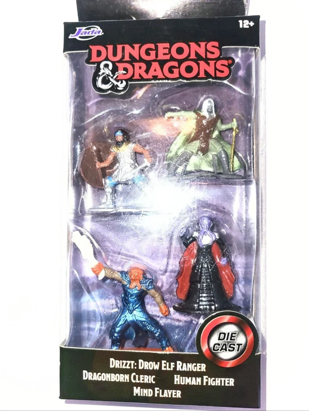 NIB Dungeons & Dragons Nano MetalFigs Die Cast Collectible Figurines 4 Pack